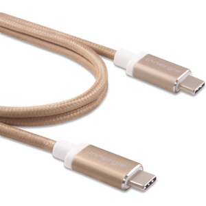 Kabel USB Innergie USB-C - USB-C 1 m Złoty (3082175400)