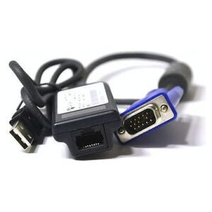 Avocent Kable KVM, Czarny (MPUIQ-VMCHD)