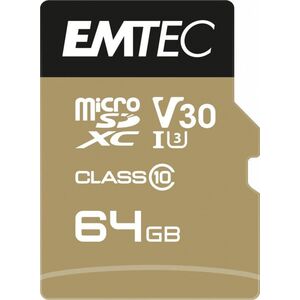 Karta Emtec Speedin Pro MicroSDXC 64 GB Class 10 UHS-I/U3 A1 V30 (ECMSDM64GXC10SP)