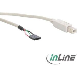 InLine USB zew. - USB wew., 0.4m, Biały (33440D)