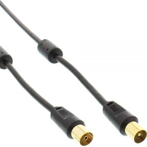Kabel InLine Antenowy 1m czarny (69401P)