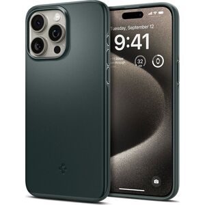 Spigen Spigen Thin Fit, metal slate - iPhone 15 Pro Max