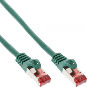 InLine RJ-45/RJ-45 S/FTP kat.6 Zielony 0.5m (76150G)