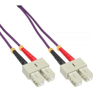 InLine Patchcord światłowodowy SC/SC, 50/125µm, OM4 25m (83525P)