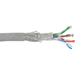 InLine Wytrzymały kabel instalacyjny SF/UTP, Cat.5e, AWG24, CCA, PVC, 100m (73099)