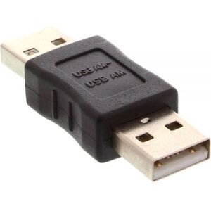 Adapter USB InLine USB - USB Czarny  (33441)