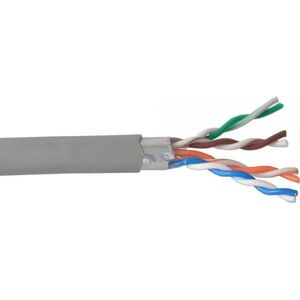 InLine Wytrzymały kabel instalacyjny F/UTP, Cat.5e, AWG24, CCA, PVC, 100m (73198)