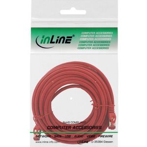 Intos Patchcord S/FTP, PiMF, Cat.6, 250MHz, halogen free, czerwony 7.5m (76907R)