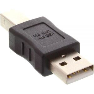 Adapter USB InLine USB - USB-B Czarny  (33443A)