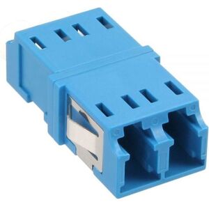 InLine Adapter światłowodowy, Duplex LC/LC, SM, niebieski (89989D)