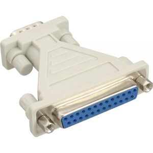 InLine DB-9 - DB-25, Szary (31249)