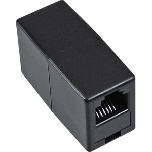 InLine Adapter RJ11 żeński/żeński, 6P4C, czarny (69999C)