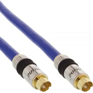 Kabel InLine S-Video - S-Video 3m niebieski (89946P)