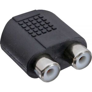 Adapter AV InLine Jack 3.5mm - RCA (Cinch) x2 czarny (99346)