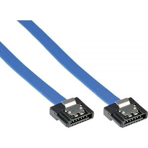 InLine SATA - SATA, 0.5m, Niebieski (27705K)