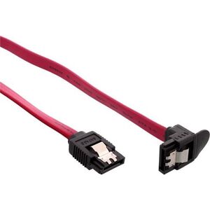 InLine SATA - SATA, 0.75m, Czerwony (27307W)