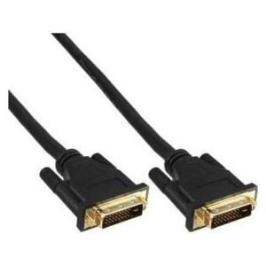 Kabel InLine DVI-D - DVI-D 10m czarny (17779P)
