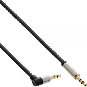 Kabel InLine Jack 3.5mm - Jack 3.5mm 0.5m srebrny (99224)