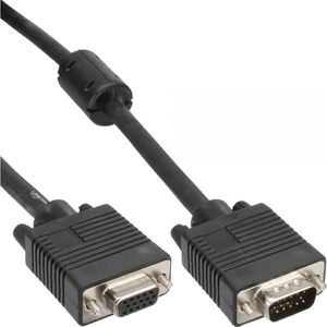Kabel InLine D-Sub (VGA) - D-Sub (VGA) 0.3m czarny (17703B)