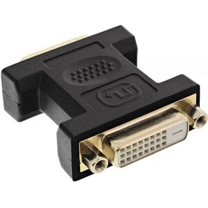 Adapter AV InLine DVI-D - DVI-D czarny (17781B)