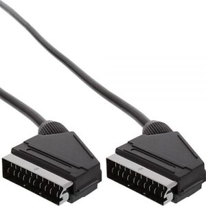 Kabel InLine Scart - Scart 3m czarny (89973)