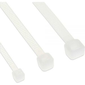 Organizer InLine Opaska zaciskowa Biały 100 sztuk  (59974C)