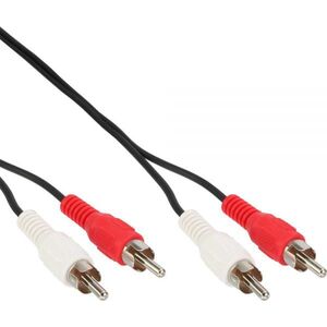 Kabel Intos RCA (Cinch) x2 - RCA (Cinch) x2 1m czarny (89933C)