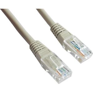 Gembird Patchcord RJ45, osłonka zalewana, kat. 5e, UTP, 1m, szary (68342)