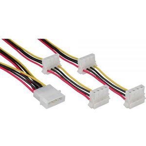 InLine Molex - Molex x4, 0.55m, Wielokolorowy (29654A)