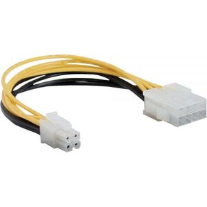 InLine ATX/EPS 4-pin - ATX/EPS 8-pin, 0.15m, Żółty (26633A)