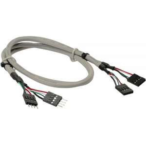 InLine USB 4 pin - USB 4 pin, 0.6m, Szary (33440J)