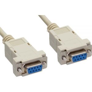 InLine DB-9 - DB-9, 10m, Szary (12226)
