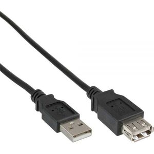 Kabel USB InLine USB-A - 1.8 m Czarny (34618B)