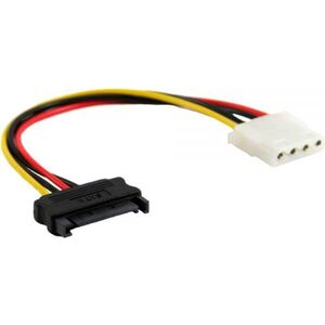 InLine Molex - SATA, 0.15m, Wielokolorowy (29669)