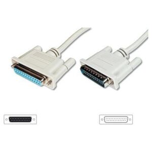 Digitus DB-25 - DB-25, 5m, Beżowy (AK-610201-050-E)