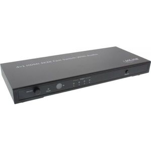 InLine Switch 4x HDMI + audio Czarny (65017)