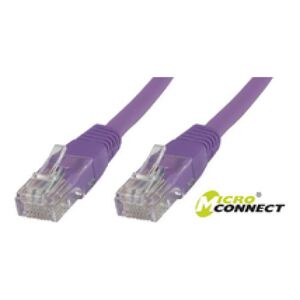 MicroConnect Kabel CAT 6 U/UTP 2m PVC Fioletowy (B-UTP602P)