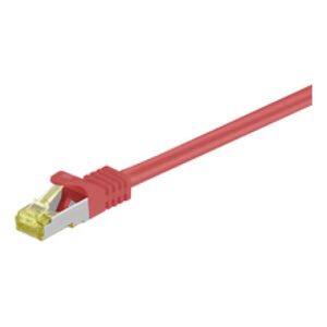 MicroConnect Patchcord CAT 7, S/FTP, czerwony, 15m (SFTP715R)