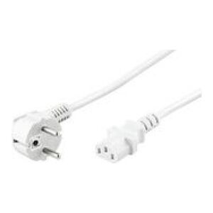 Kabel zasilający MicroConnect IEC320, 5m, biały (PE010450W)