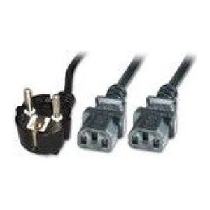 Kabel zasilający MicroConnect Y-Cord, 2 x C13, 1.8m (PE011318)