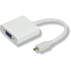 Adapter AV MicroConnect HDMI Micro - D-Sub (VGA) biały (HDMIDVGA)