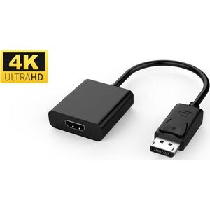 Adapter AV MicroConnect DisplayPort - HDMI czarny (DPHDMI3)