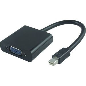 Adapter AV MicroConnect DisplayPort Mini - D-Sub (VGA) czarny (MDPVGA2B)