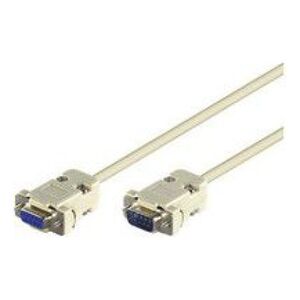 MicroConnect DB-9 - DB-9, 2m, Beżowy (SCSEHN2)
