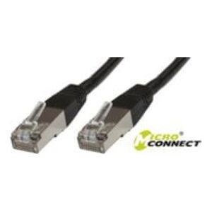 MicroConnect Patchcord, FTP, CAT6, 10m, czarny (B-FTP610S)