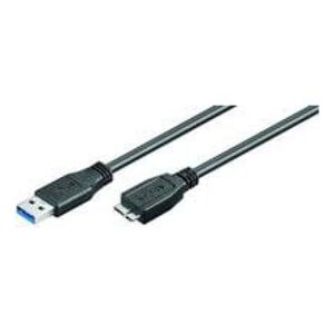 Kabel USB MicroConnect USB-A - microUSB 2 m Czarny (USB3.0AB2MICRO)