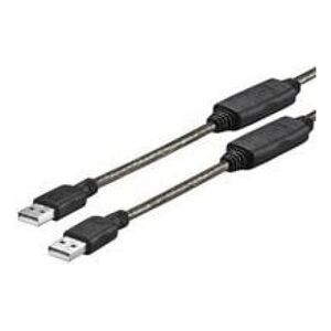 Kabel USB VivoLink USB-A - USB-A 15 m Czarny (PROUSBAA15)