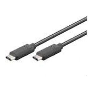Kabel USB MicroConnect USB-C - USB-C 1 m Czarny (USB3.1CC1)
