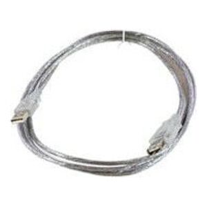 Kabel USB MicroConnect USB-A - USB-A 1.8 m Przezroczysty (USBAAF2T)