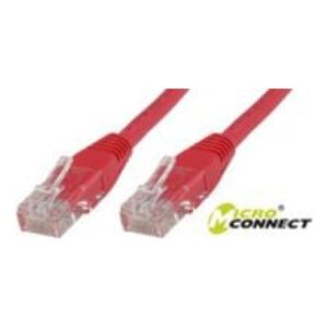 MicroConnect Kabel CAT 6 U/UTP 7.5m PVC Czerwony (B-UTP6075R)